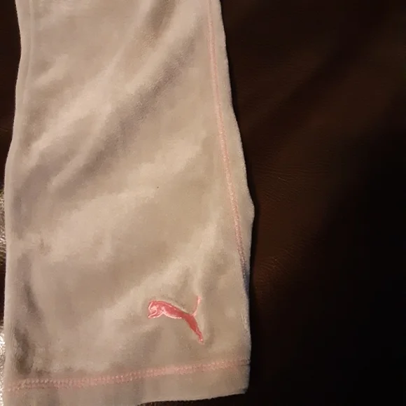 PUMA velour pink/grey jogging suit. - Picture 5 of 5